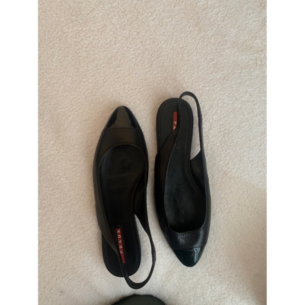 Prada flats in black